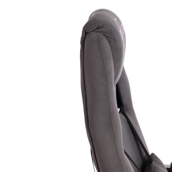 Кресло DRIVER (22) (флок/ткань, серый/серый, 29/TW-12) фото № 11