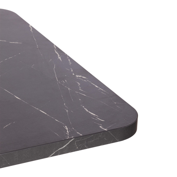 Стол обеденный SMART (Мрамор Блэк Роял/Белый) фото № 11