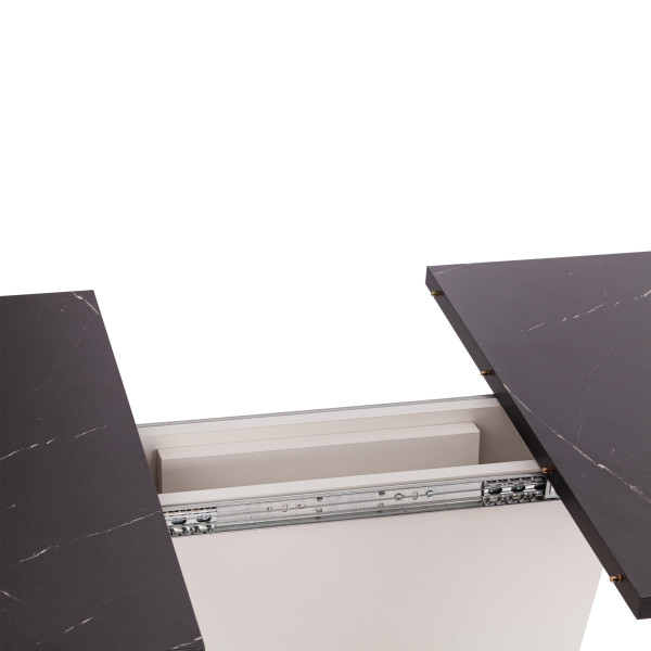 Стол обеденный GENT (Мрамор Блэк Роял/Белый) фото № 10