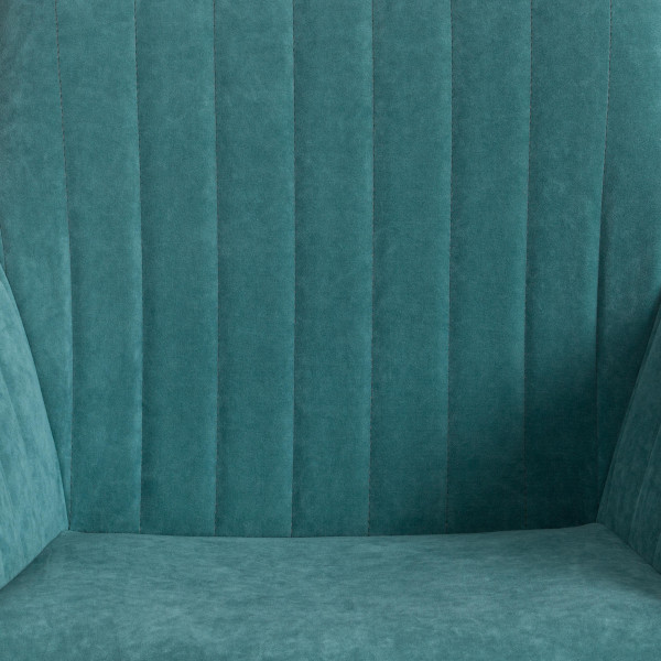 Кресло DUBLIN велюр Clermon, бирюзовый, 140 фото № 9