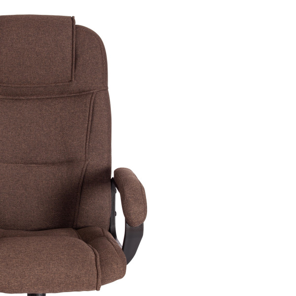 Кресло BERGAMO хром (22) ткань, коричневый, 3М7-147 фото № 6
