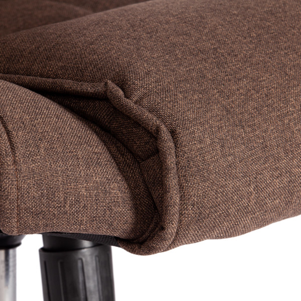 Кресло BERGAMO хром (22) ткань, коричневый, 3М7-147 фото № 10