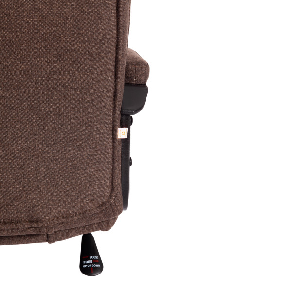 Кресло BERGAMO хром (22) ткань, коричневый, 3М7-147 фото № 15