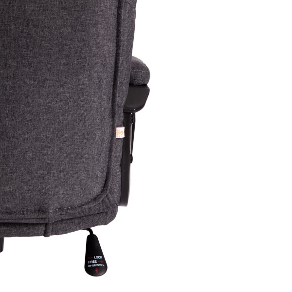 Кресло BERGAMO хром (22) ткань, темно-серый, F68 фото № 15