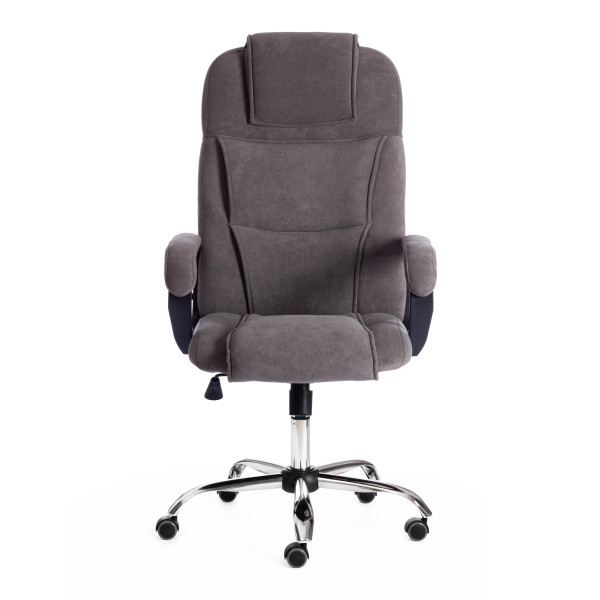 Кресло BERGAMO хром (22) флок , серый, 29 фото № 5