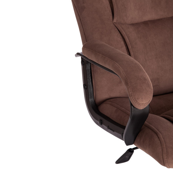 Кресло BERGAMO хром (22) флок , коричневый, 6 фото № 9