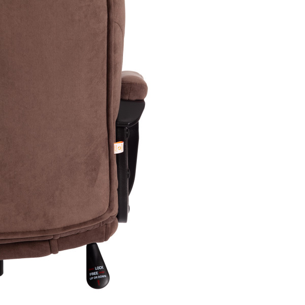 Кресло BERGAMO хром (22) флок , коричневый, 6 фото № 15