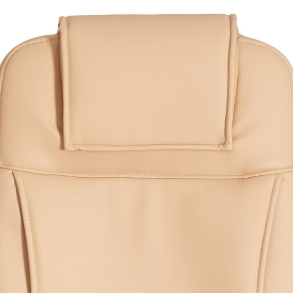 Кресло BERGAMO хром (22) кож/зам, бежевый, 36-34 фото № 8