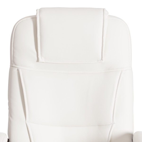 Кресло BERGAMO хром (22) кож/зам, белый, 36-01 фото № 7