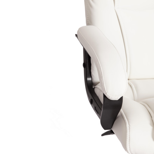 Кресло BERGAMO хром (22) кож/зам, белый, 36-01 фото № 9