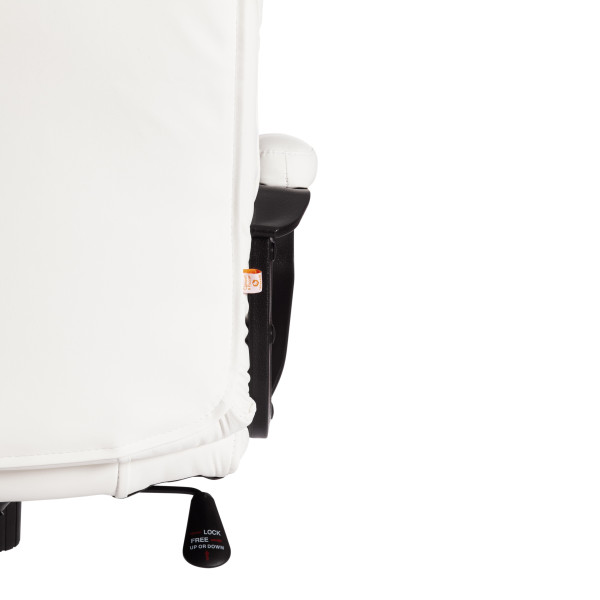 Кресло BERGAMO хром (22) кож/зам, белый, 36-01 фото № 14