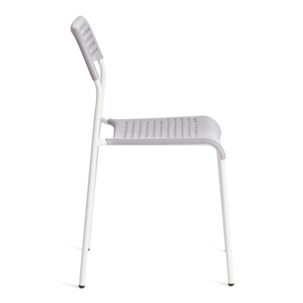 Стул ADDE (mod. C-049) металл/пластик, 39 х 49 х 78 см, Grey (серый) /White (белый) фото № 2