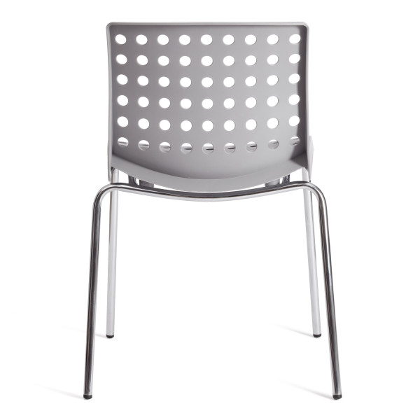 Стул SKALBERG (mod. C-084-A) металл/пластик, 46 х 56 х 79 см, Grey (серый) / Chrome (хром) фото № 4