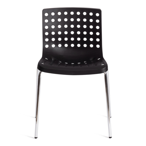 Стул SKALBERG (mod. C-084-A) металл/пластик, 46 х 56 х 79 см, Black (черный) / Chrome (хром) фото № 5