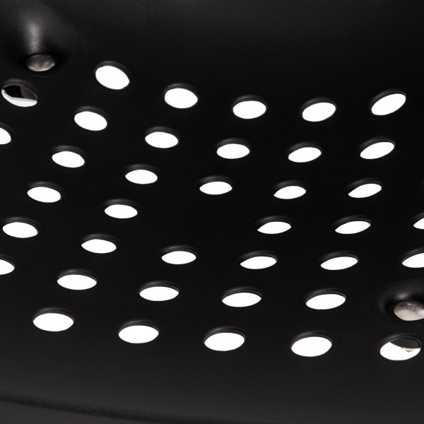 Стул SKALBERG (mod. C-084-A) металл/пластик, 46 х 56 х 79 см, Black (черный) / Chrome (хром) фото № 8