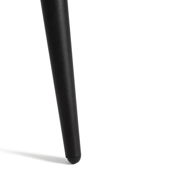 Стол URANUS ЛДСП/металл, 90x90x77 см, Белый/Черный фото № 5