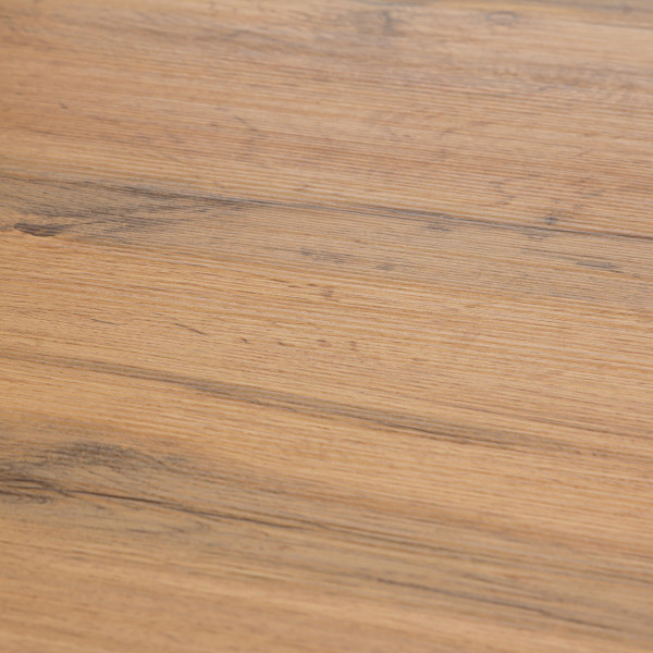 Стол URANUS ЛДСП/металл, 90x90x77 см, Дуб вотан/Черный фото № 4