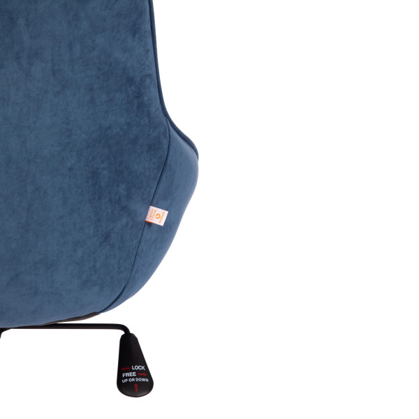 Кресло DUBLIN велюр Clermon, св.-синий, 145 фото № 10