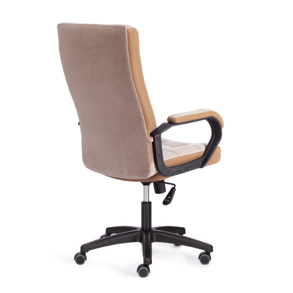 Кресло TRENDY (22) флок/ткань, бежевый/бронза, 7/TW-21 фото № 3