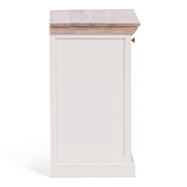 Тумба Secret De Maison RIVIERA ( mod.NSD-001) дерево манго, 50x40x70 см, Antique white/white wash фото № 2