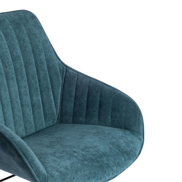Кресло DUBLIN велюр Clermon, малахит, 089 фото № 9