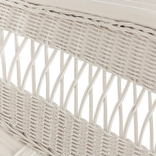 Кресло-качалка из ротанга «Андреа релакс медиум» (Andrea relax medium) + Подушка (TCH White) фото № 11