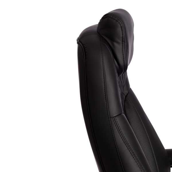 Кресло Trust (max) кож/зам, черный/черный стеганный/черный, 36-6/36-6/36-6/06 фото № 13