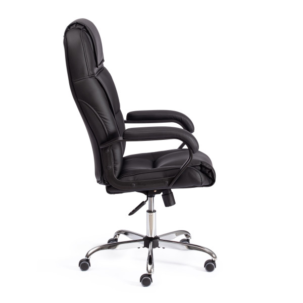Кресло Easy Chair Priority хром кож/зам, черный, 36-6 фото № 2