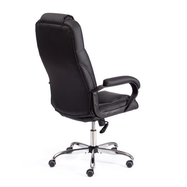 Кресло Easy Chair Priority хром кож/зам, черный, 36-6 фото № 3