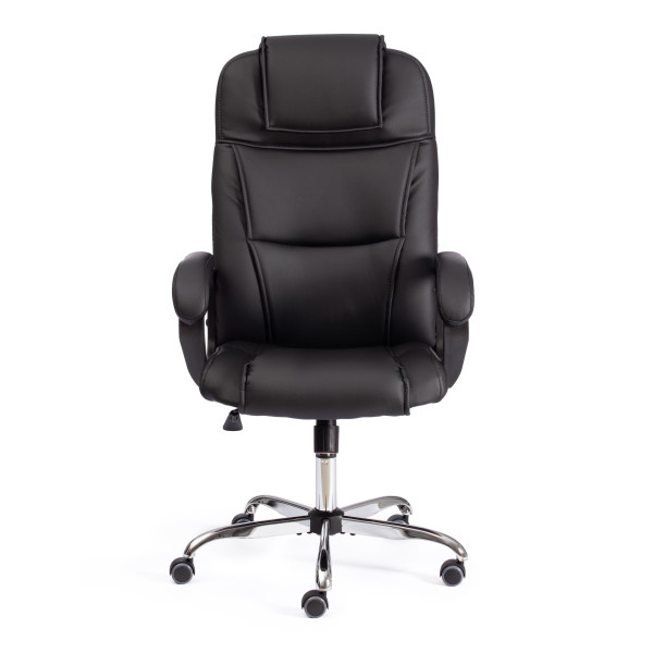 Кресло Easy Chair Priority хром кож/зам, черный, 36-6 фото № 5