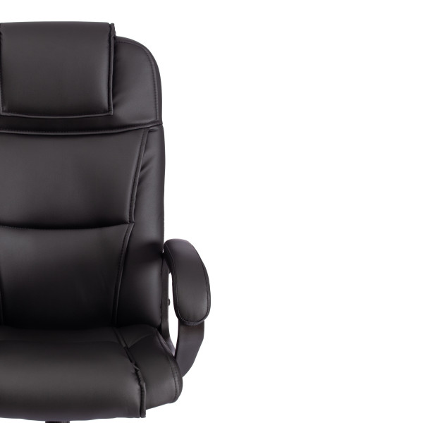 Кресло Easy Chair Priority хром кож/зам, черный, 36-6 фото № 6