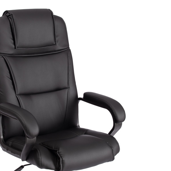 Кресло Easy Chair Priority хром кож/зам, черный, 36-6 фото № 9