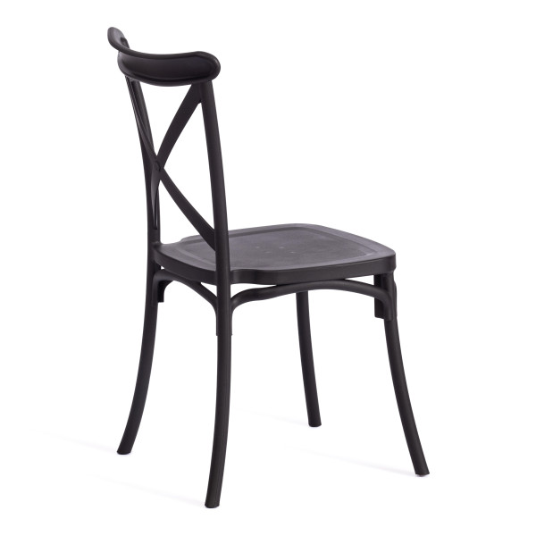 Стул CROSS (mod. PL24) пластик, 48 х 58 х 89 см, Black (черный) 05 фото № 8