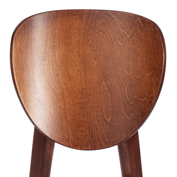 Стул DIAMANTE жесткое сидение бук, 42 х 42 х 85 см, коричневый / белый фото № 7