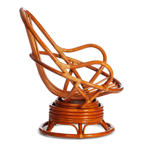 Кресло вращающееся "FLORES" 5005 /без подушки/ Cognac (коньяк) фото № 2