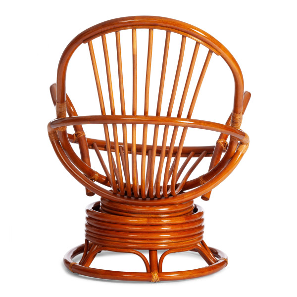 Кресло вращающееся "FLORES" 5005 /без подушки/ Cognac (коньяк) фото № 4