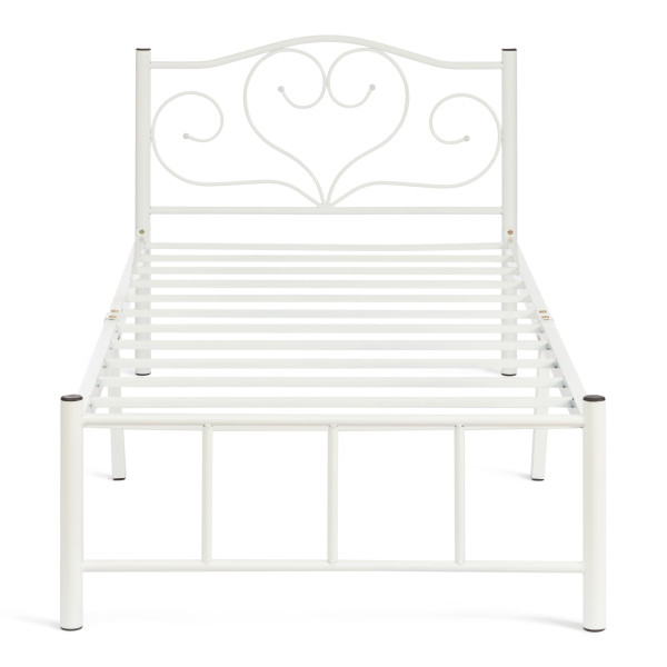 Кровать MALVA (mod. 9303) металл, 90*200 см (Single bed), White (белый) фото № 3