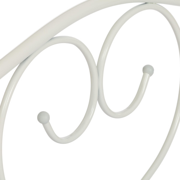 Кровать MALVA (mod. 9303) металл, 90*200 см (Single bed), White (белый) фото № 6