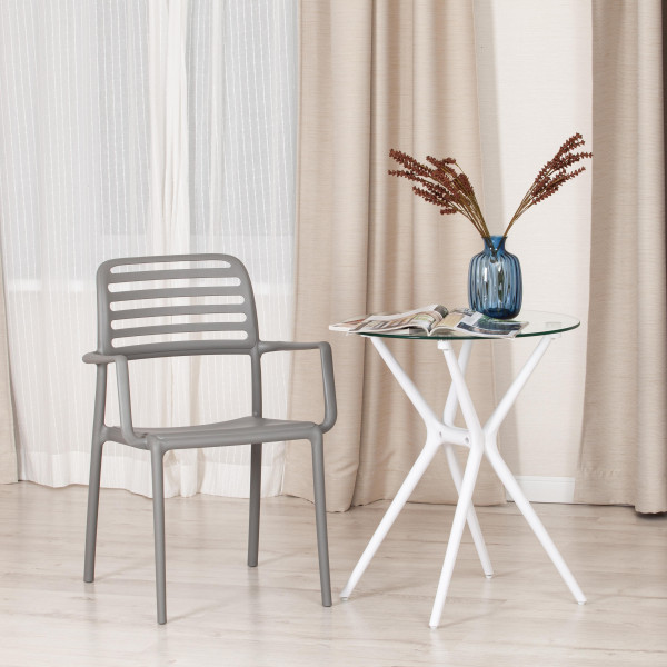 Стул VALUTTO (mod. 54) пластик, 58 х 57 х 86 см , Grey (Cерый) 34630 фото № 9