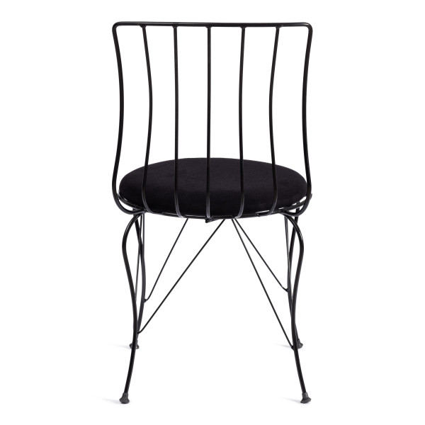 Стул LALITA (mod. 172) металл/ткань,  44 х 51.5 х 85 см, Black (черный) фото № 4
