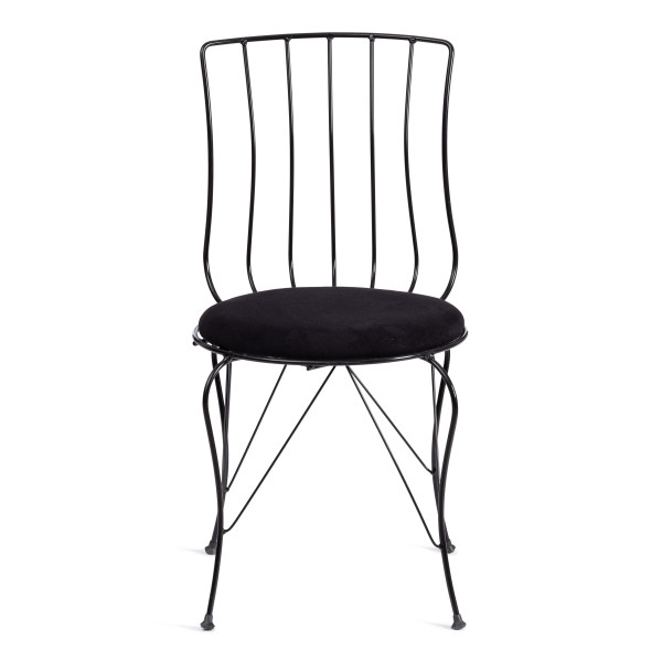 Стул LALITA (mod. 172) металл/ткань,  44 х 51.5 х 85 см, Black (черный) фото № 5