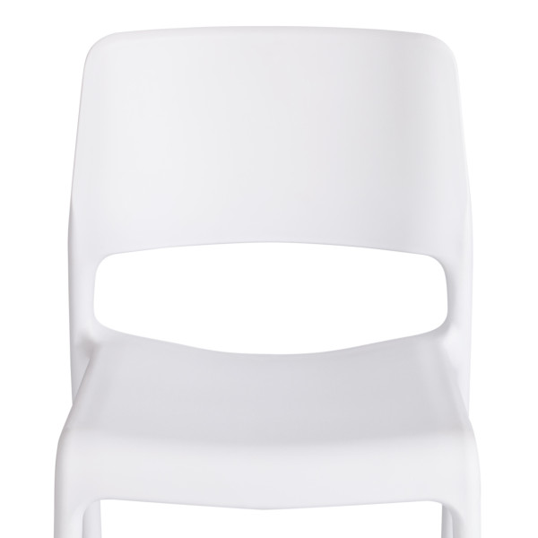 Стул FURDI (mod. 53) пластик, 48 х 55.5 х 77.5 см, White (Белый) 1 фото № 6