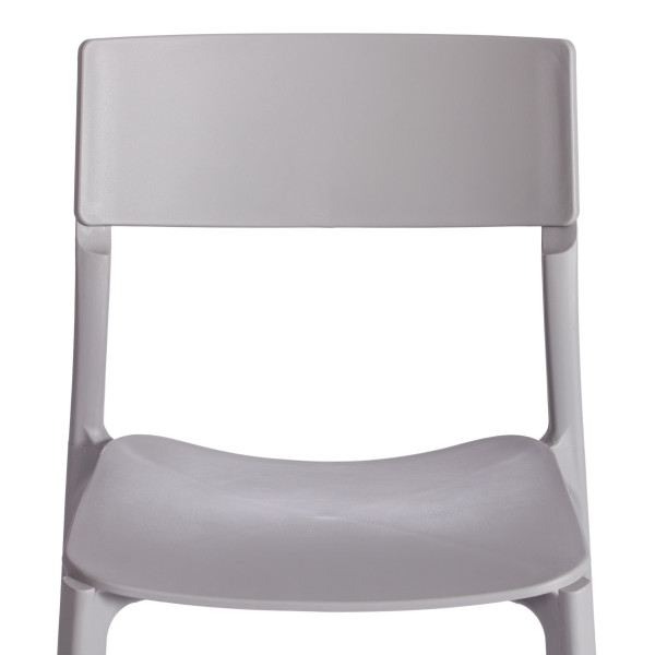 Стул LENTO (mod. 43) пластик, 43 х 49 х 77 см, Grey (Cерый) 9 фото № 6