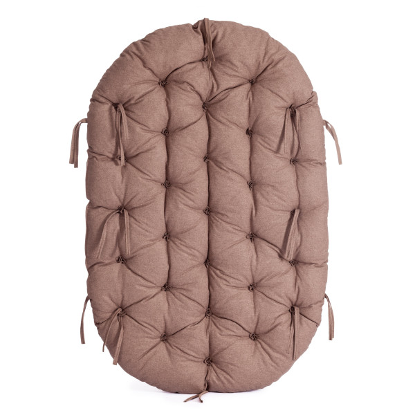 23/02 Матрац для кресла "Мамасан" экошерсть, коричневый, 1811-5 фото № 2