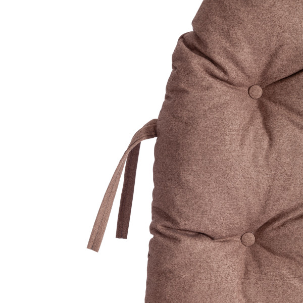 23/02 Матрац для кресла "Мамасан" экошерсть, коричневый, 1811-5 фото № 3