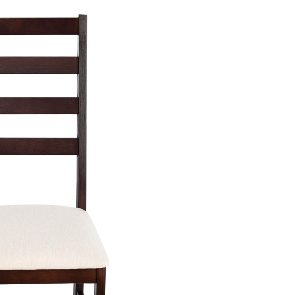 Стул ROSARIO Многослойная фанера, 39 х 39 х 99 см, Cappuchino, ткань бежевая (81/10) разобранный фото № 6