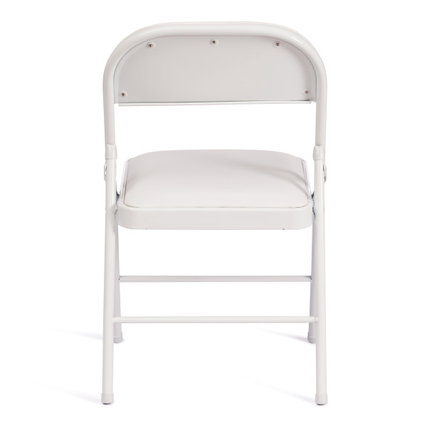 Стул складной FOLDER (mod. 3022G) каркас: металл, сиденье/спинка: экокожа, 46.5 х 47.5 х 79 см, white (белый) / white (белый) фото № 4