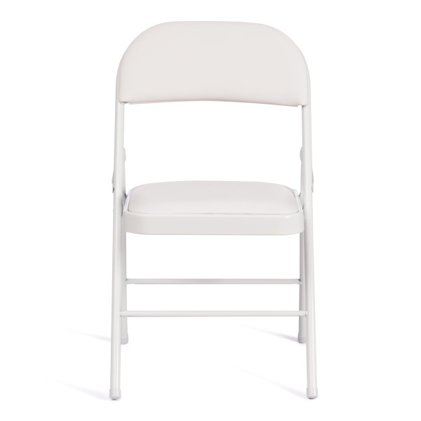 Стул складной FOLDER (mod. 3022G) каркас: металл, сиденье/спинка: экокожа, 46.5 х 47.5 х 79 см, white (белый) / white (белый) фото № 5