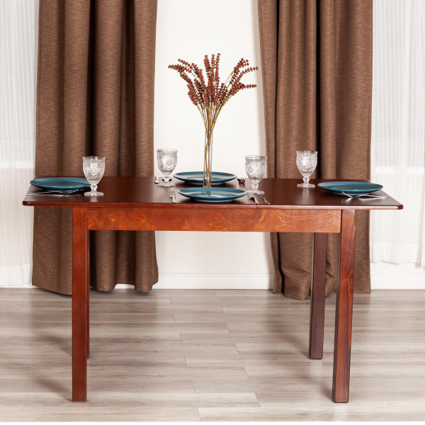 Стол MOSS раздвижной  бук, мдф, 110+30 x 68 x 75 см, Cappuchino фото № 13