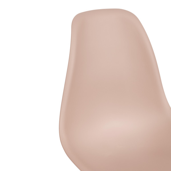 Стул CINDY (EAMES) (mod. 001) дерево бук/металл/сиденье пластик, 51x46x82см, бежевый / beige фото № 7